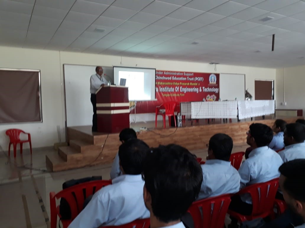 Expert Lecture on “ Research Trends in Robotics of DRDO”  for SE/TE/BE students of computer Computer Engineer Department of NMIET 2