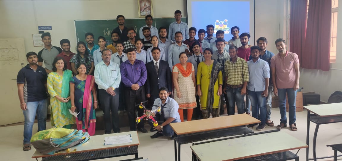 A two days workshop on Drone By E&TC Dept