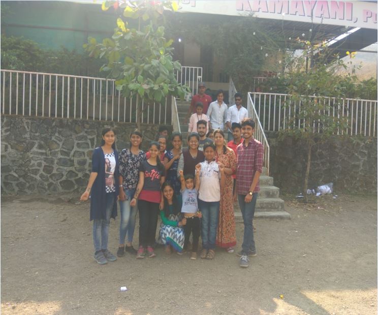 Visit to “Kamayani” Sindhutai Joshi Udyog Kendra and arrangement of Fun fair for that students at Talegaon on 5/01/2019