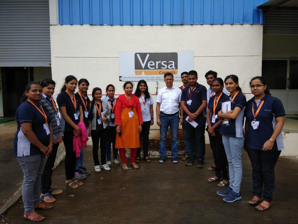 Industrial Visit to Versa Controls T.E. (E&TC), Nigdi E&TC Department of NMIET 2