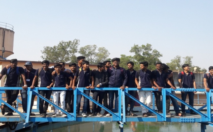 Industrial Visit at “Water Treatment Plant”, Talegaon