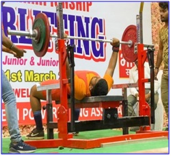 FE NMIET Student in National Level “Power Lifting Competition” at Ghajipur, NMIET