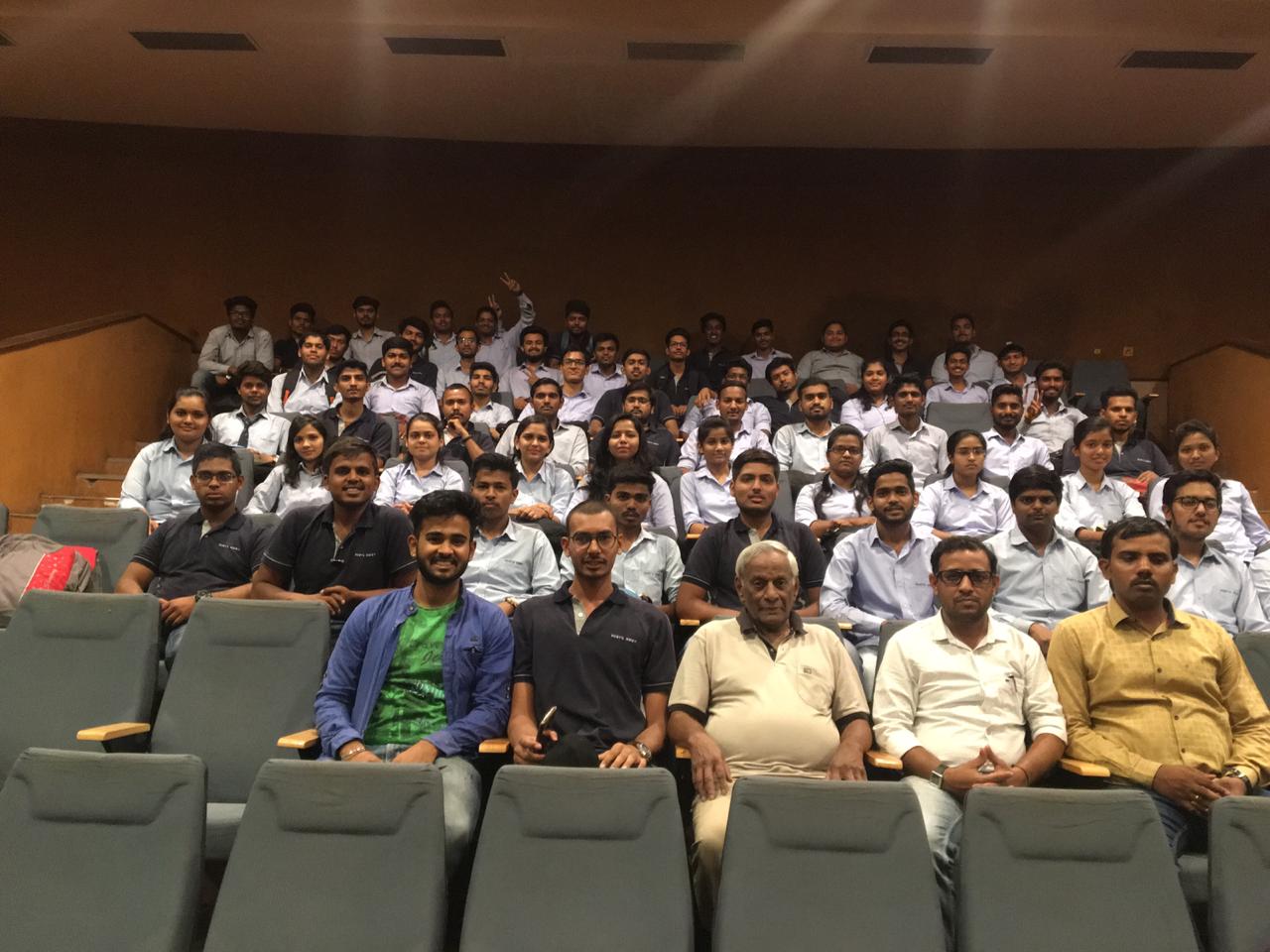 Te Mechanical students visit   to Balagandharv Rangmandir of Refrigeration and Air Conditioning subject