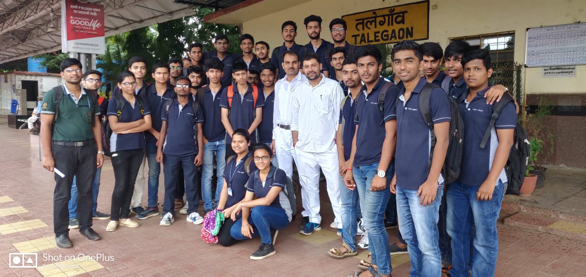 Visit to Sarika Industry and Talegaon station Under VLCI by SE A students