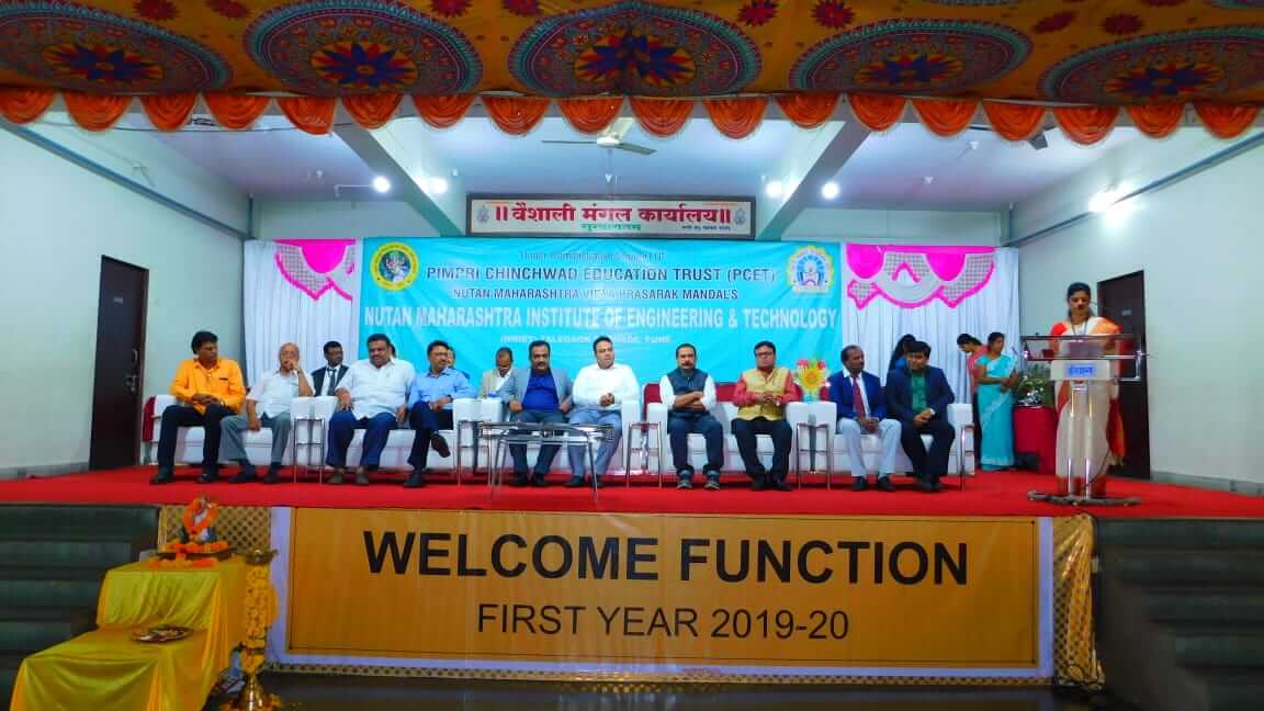 First Year Welcome Function of Academic Year 2019-2020 at NMIET